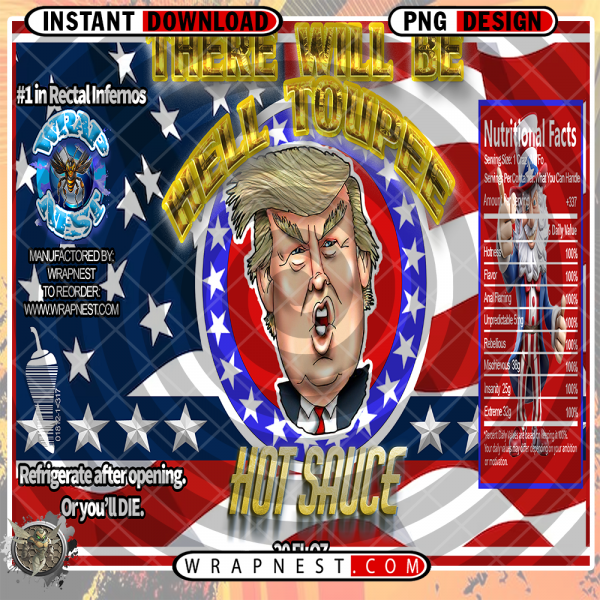TRUMP TOUPEE HOT SAUCE