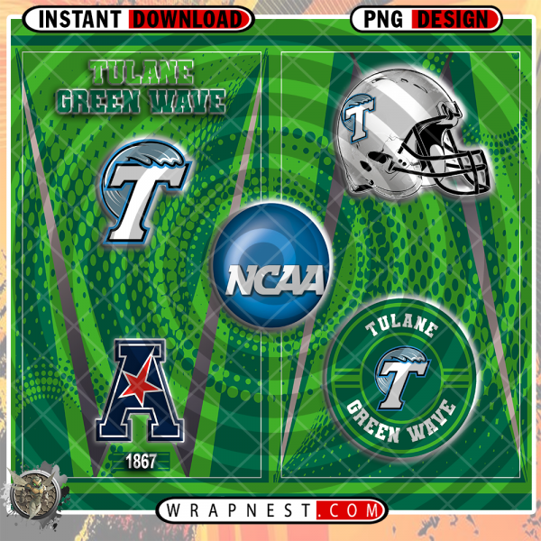 TULANE TEAM LOGO WRAP