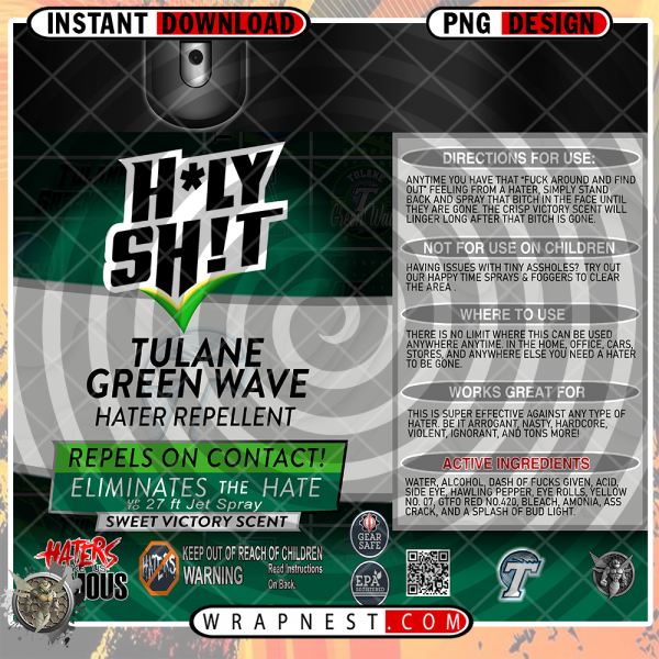 TULANE HOLY SH*T WRAP