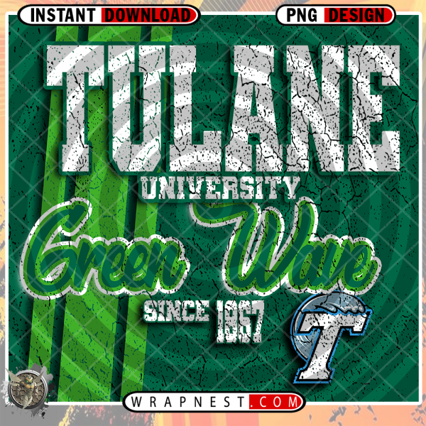 TULANE GREEN GRUNGE v2