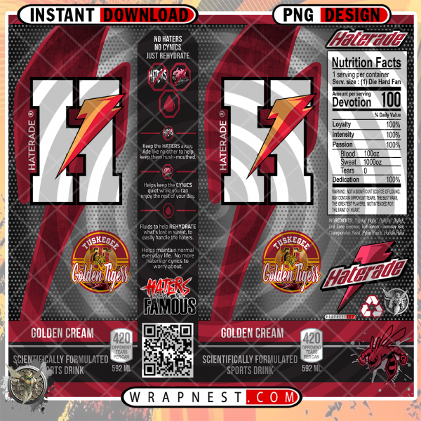 TUSKEGEE HATERADE WRAP