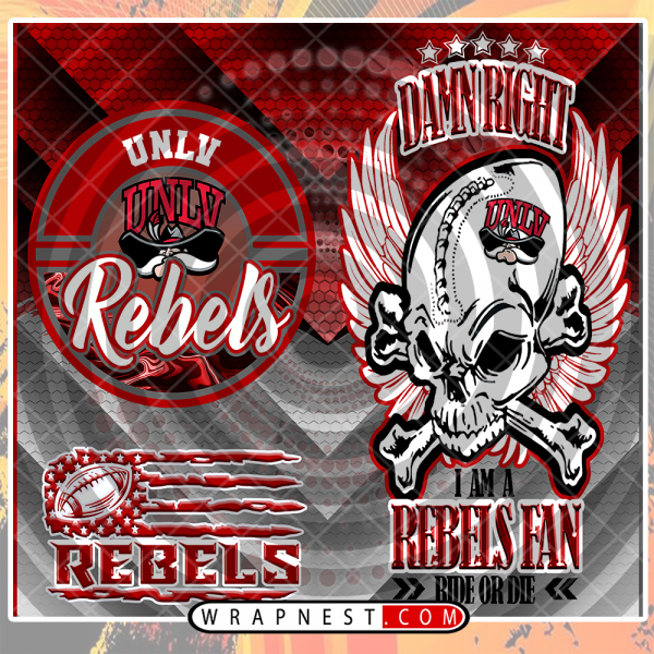 UNLV SKULL WRAP
