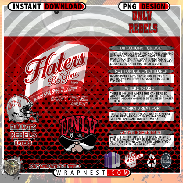UNLV HATERS BE GONE WRAP
