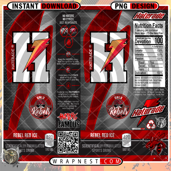 UNLV HATERADE WRAP