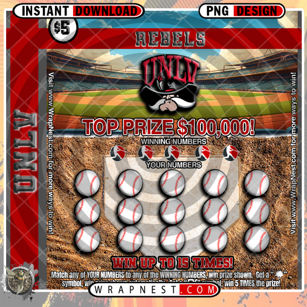 UNLV SCRATCH OFF WRAP