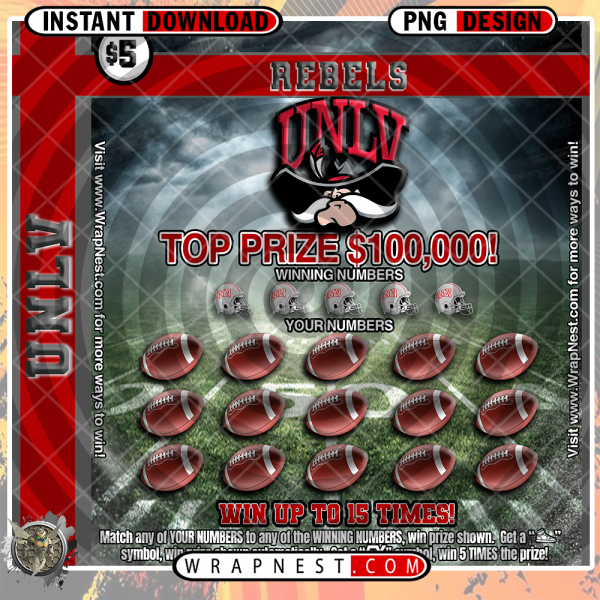 UNLV SCRATCH OFF WRAP