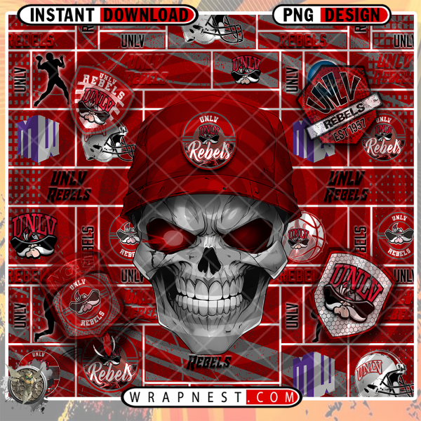 UNLV SKULL WRAP