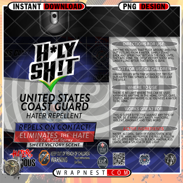 COAST GUARD HOLY SHIT WRAP