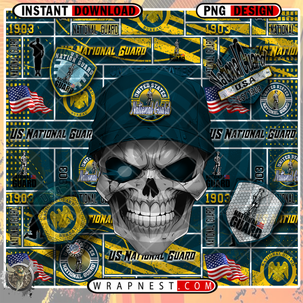 NATIONAL GUARD SKULL WRAP
