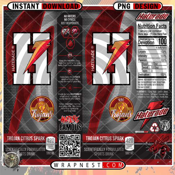 USC HATERADE WRAP