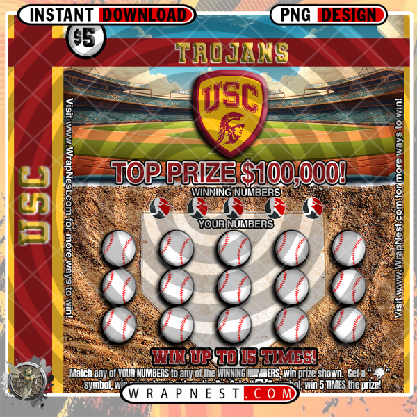 USC SCRATCH OFF WRAP