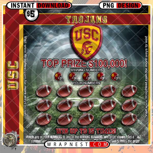 USC SCRATCH OFF WRAP