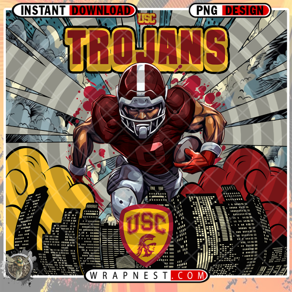 USC COMIC BOOK STYLE WRAP