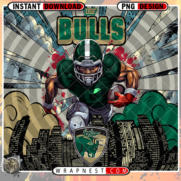 USF COMIC BOOK STYLE WRAP
