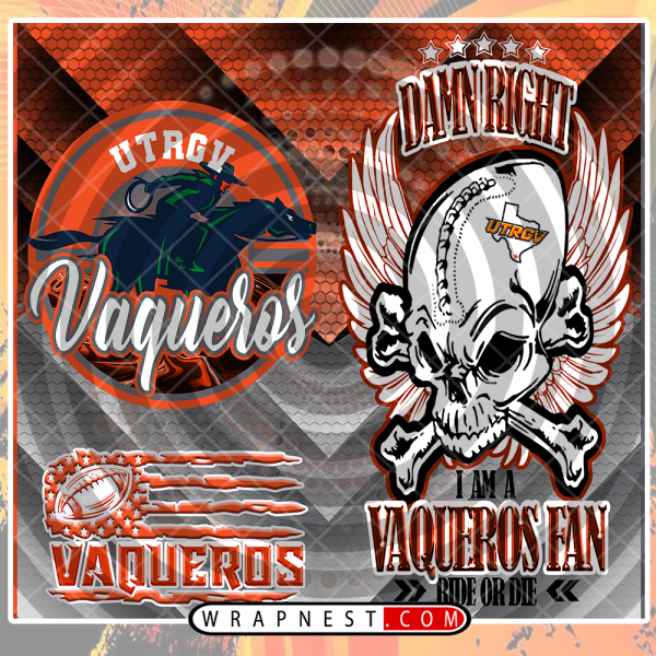 UTRGV SKULL WRAP