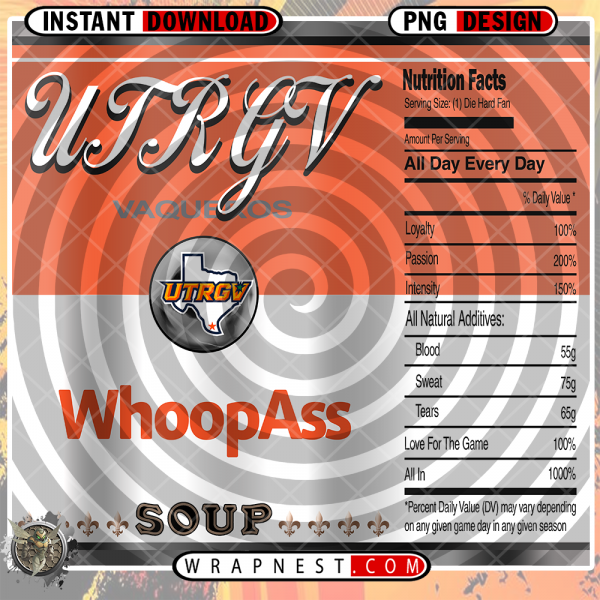 UTRGV WHOOPASS WRAP