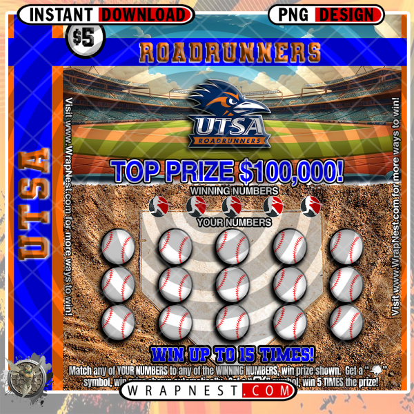 UTSA SCRATCH OFF WRAP