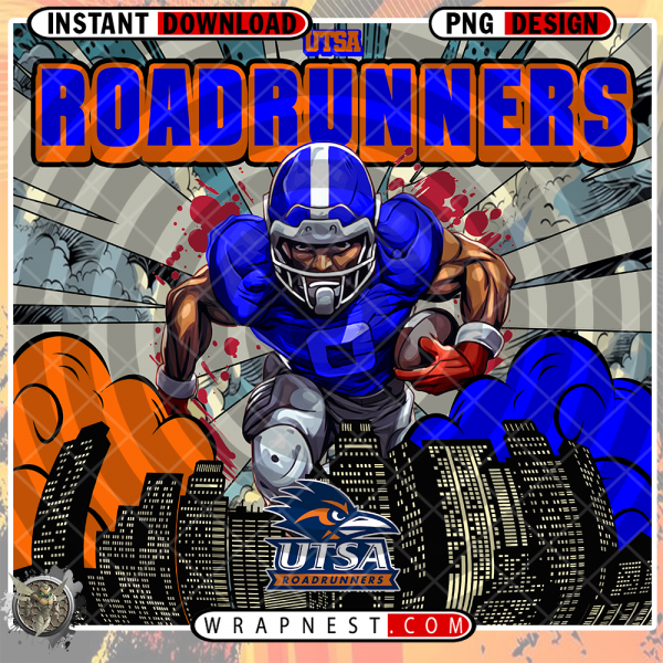 UTSA COMIC BOOK STYLE WRAP