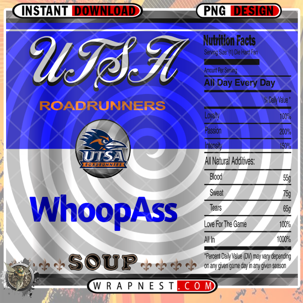 UTSA WHOOPASS WRAP
