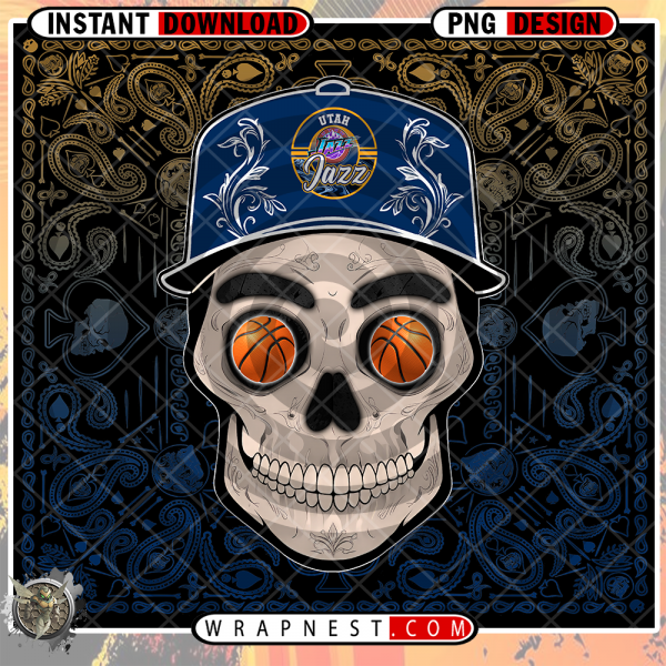 JAZZ SKULL HANDKERCHIEF WRAP