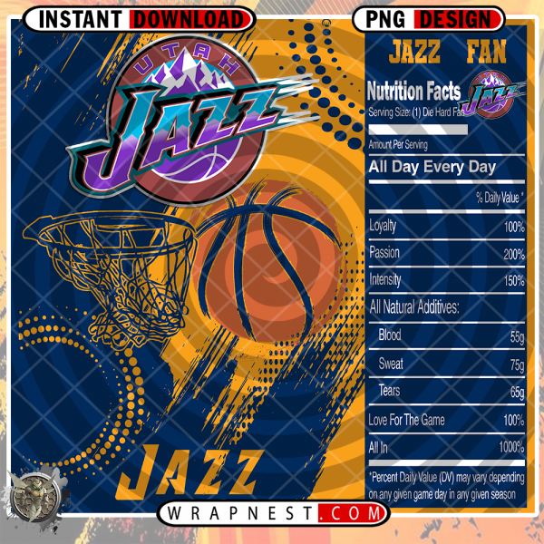 JAZZ TEAM FAN SODA WRAP