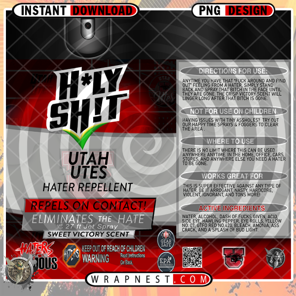 UTAH HOLY SH*T WRAP