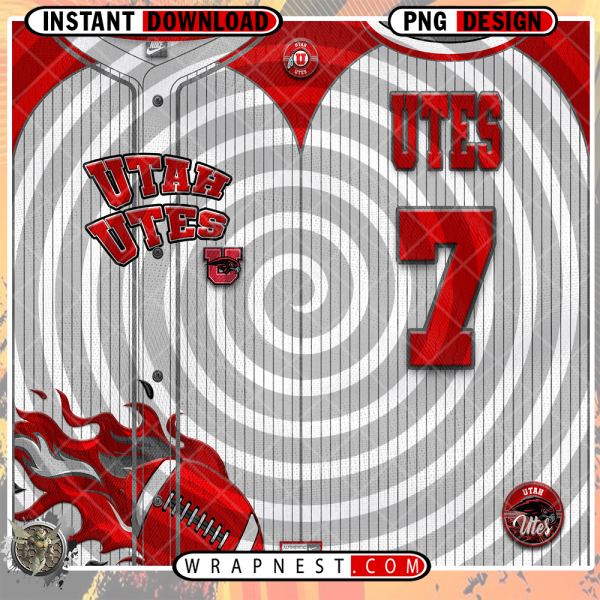 UTAH TEAM BUTTON-UP WRAP