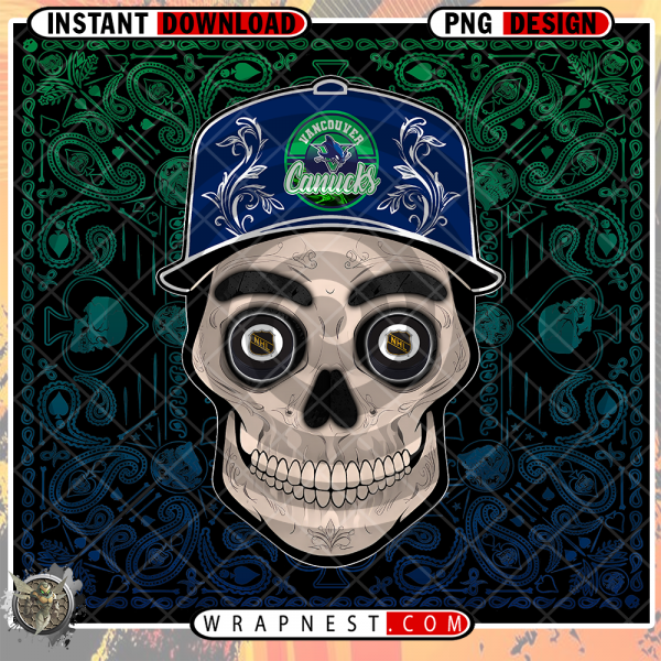 CANUCKS SKULL
  HANDKERCHIEF WRAP