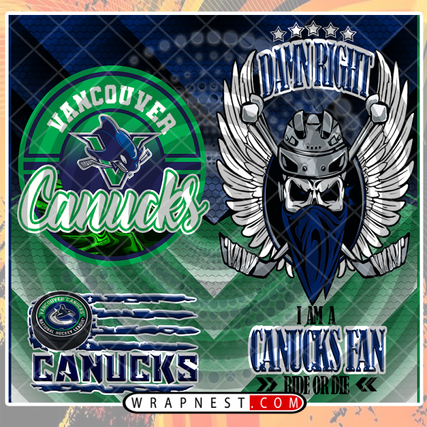 CANUCKS SKULL WRAP
