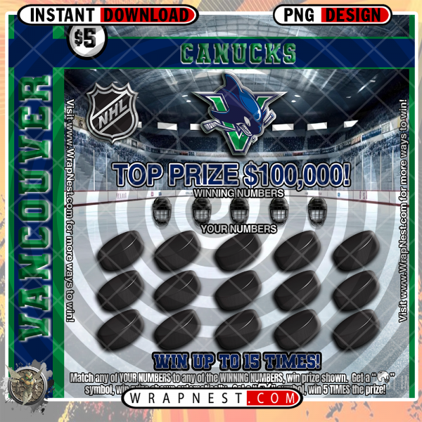 CANUCKS SCRATCH OFF
  WRAP