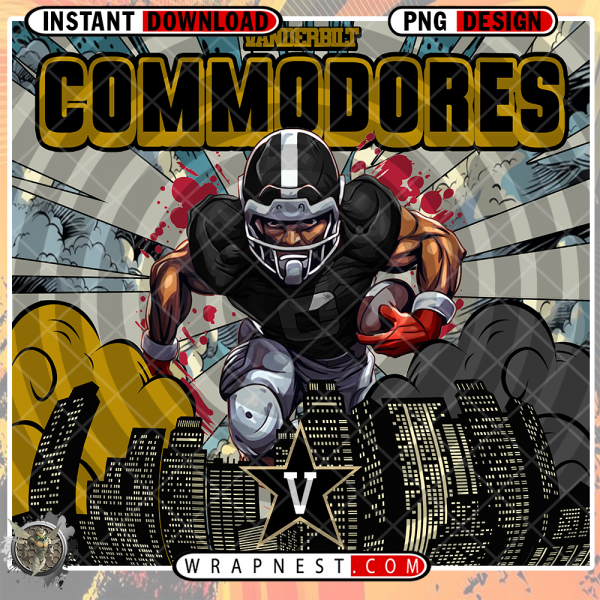 VANDERBILT COMIC BOOK STYLE WRAP