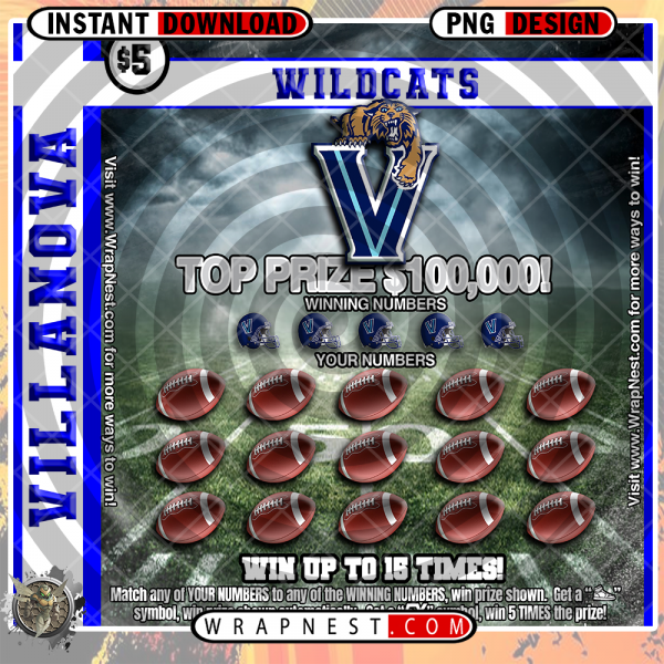 VILLANOVA SCRATCH OFF WRAP