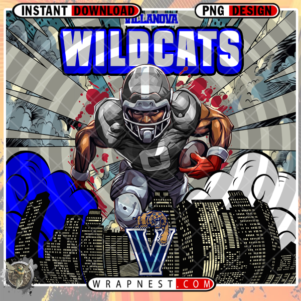 VILLANOVA COMIC BOOK STYLE WRAP