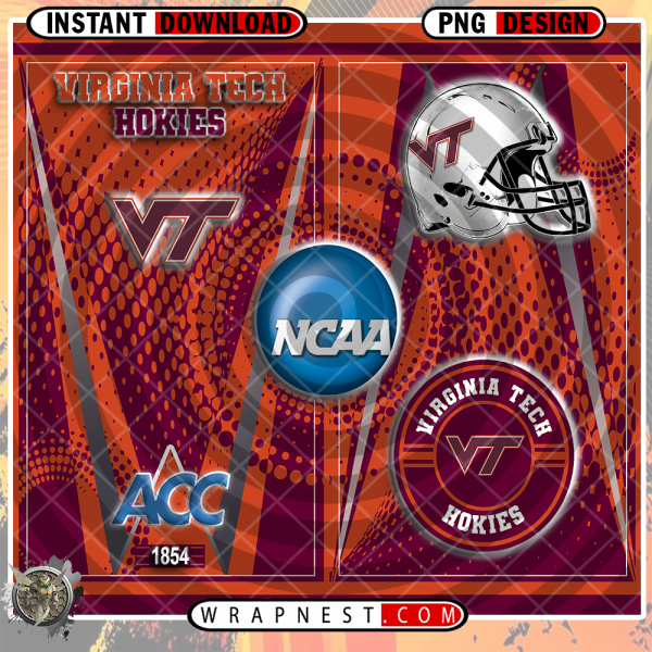 VIRGINIA TECH TEAM LOGO WRAP