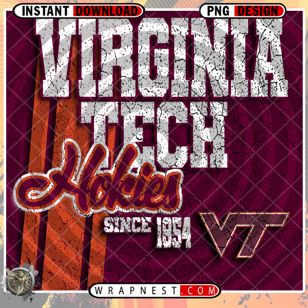 VIRGINIA TECH GRUNGE v2