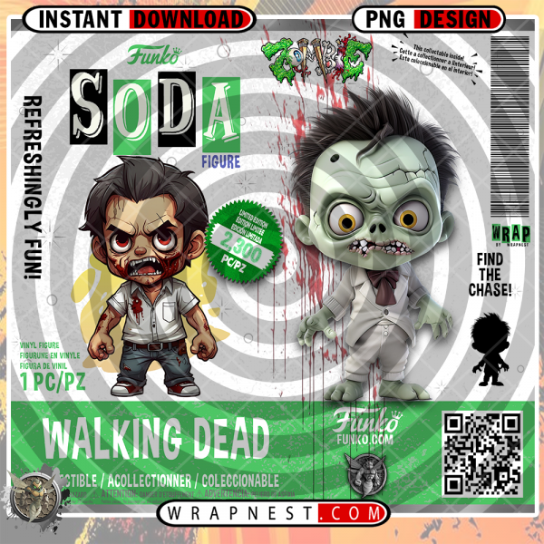 WALKING DEAD FUNKO SODA WRAP