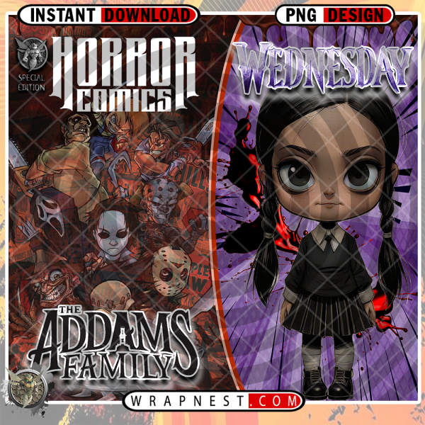 WEDNESDAY ADDAMS HORROR COMIC