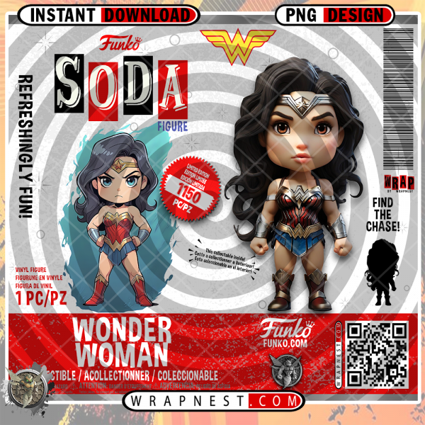 WONDER WOMAN FUNKO SODA