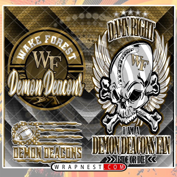 WAKE FOREST SKULL WRAP