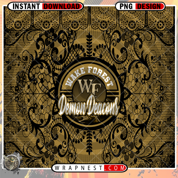 WAKE FOREST LACE & LOGO WRAP