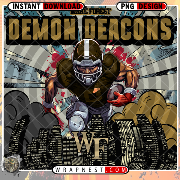 WAKE FOREST COMIC BOOK STYLE WRAP
