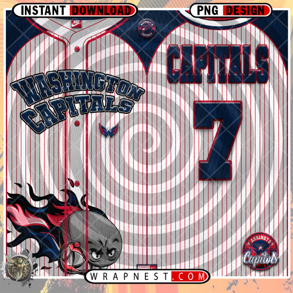 CAPITALS TEAM BUTTON-UP WRAP