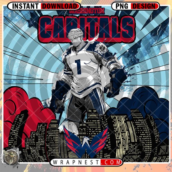 CAPITALS COMIC BOOK STYLE WRAP