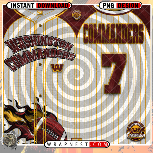 COMMANDERS TEAM BUTTON-UP WRAP