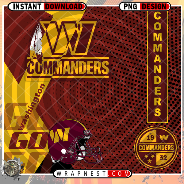 COMMANDERS GO WRAP