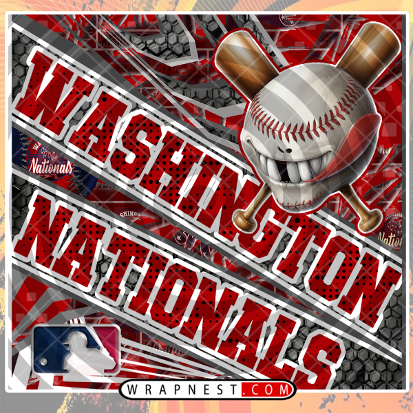 NATIONALS ANGRY BASEBALL WRAP