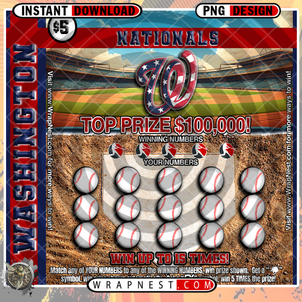 NATIONALS SCRATCH OFF WRAP