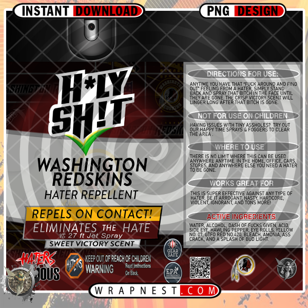 REDSKINS HOLY SHIT WRAP