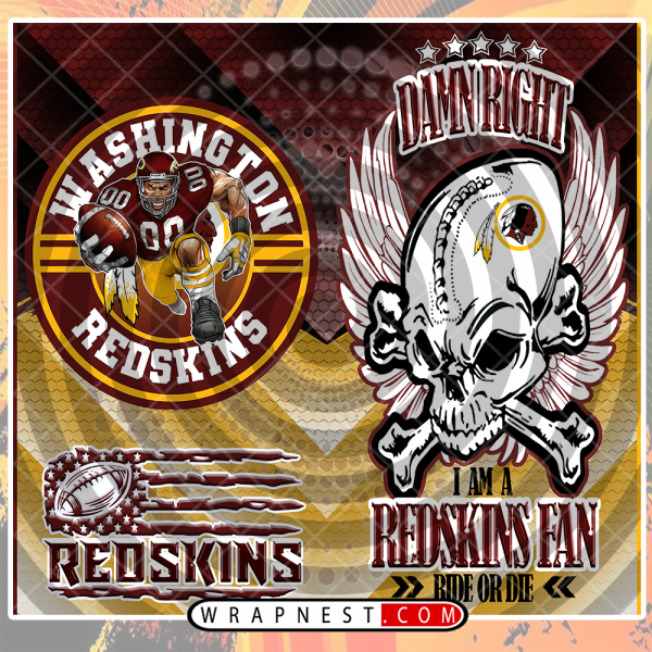 REDSKINS SKULL WRAP