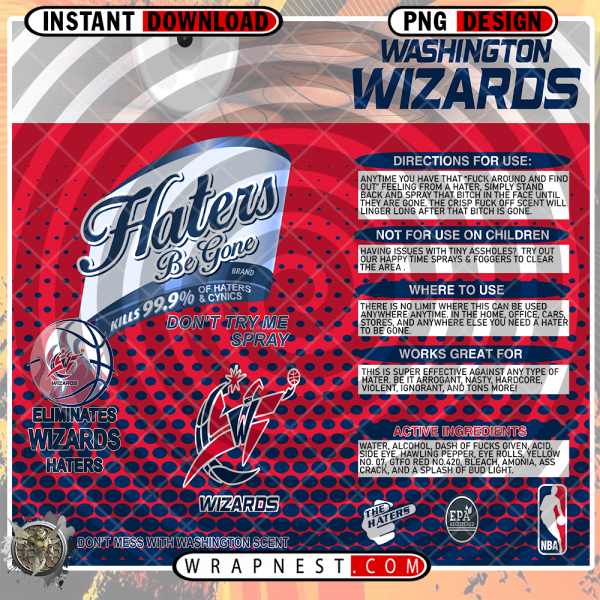 WIZARDS HATERS BE GONE WRAP